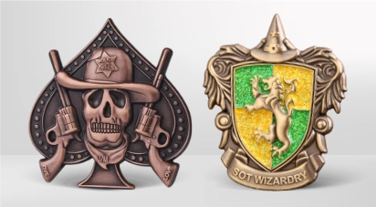 3D Mold Pin Badges 3D Mold Pin Badges