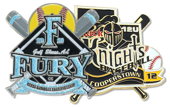 Custom-Made Baseball Pins Custom-Made Baseball Pins